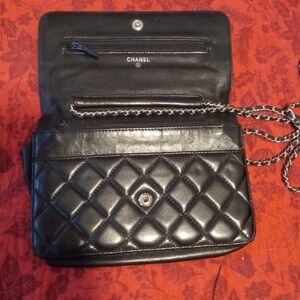 Chanel Black Quilted Crossbody Bag